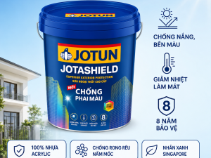 Sơn Jotun Jotashield Chống Phai Màu - Giữ Màu Rực Rỡ 8 Năm Dưới Nắng Mưa